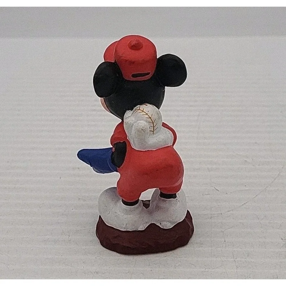 BASEBALL MICKEY MOUSE Pitching Pvc Cake‎ Topper Figurine